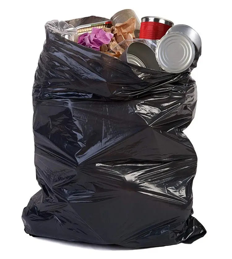 Big Capacity Trash Bag Heavy Duty 55 Gallon Black Hotel Extra Large Commercial Garbage Bag industrial trash bags