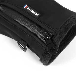 RTS yeni tasarım ekran dokunmatik spor erkek bisiklet yarışı üst eldiven kişiselleştirilmiş ucuz siyah bisiklet kış bisiklet eldiveni - Product Image 4