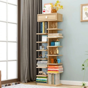 גבוהה באיכות עץ ריהוט מדף ספרים עץ סגנון כוננית - Product Image 2