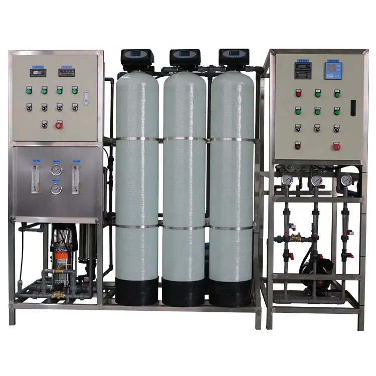 1000LPH EDI ultrapuur water systeem RO water behandeling machine, omgekeerde osmose met EDI voor ziekenhuis/chemische/industrieel gebruik