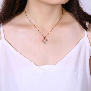 Collar de Plata de Ley 925 con Colgante de Gato Hello Kitty para Mujer - Product Image 5