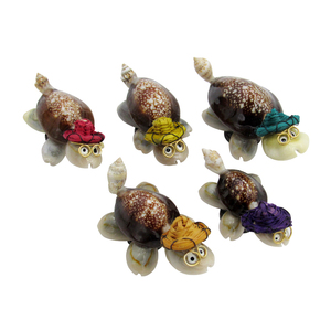 Imán de Concha de Recuerdo de Playa a Precio Económico, Imán de Tortuga de Dibujos Animados - Product Image 1