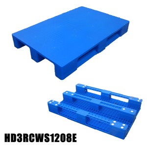Hygienic 3 runner plastic pallet heavy duty reinforced flat racking cheap euro plastic pallet price