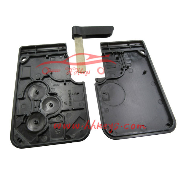 Coque PLIP Carte Renault LAGUNA VEL SATIS ESPACE Clé 2 Boutons