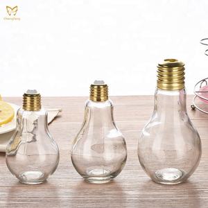 Tarro de Metal con forma de bombilla para beber y decoración, copa de cóctel para Bar, hogar, restaurantes, tazas de cristal - Product Image 4