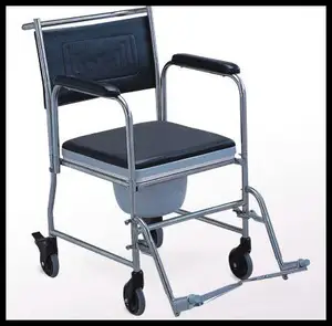 のリハビリテーション療法の供給topmeditcm691s付き椅子ステンレス鋼モバイル人を無効用プラスチック製の便器シート