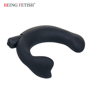 Silicona de composición doble negro retardo prematura vibrador bala hombres Prostate Massager negro - Product Image 1
