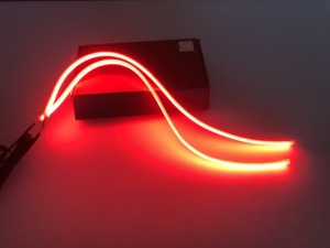 Automotive LED bianco flessibile DRL ambra tornante tornante striscia-nuovo stato di illuminazione flusso serie tubi a caccia di flusso - Product Image 2