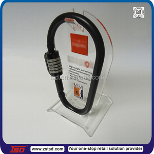 황동 자물쇠 디스플레이 스탠드/소매 조합 자물쇠 디스플레이 랙 바닥 디스플레이 유닛 코드 자물쇠 - Product Image 6