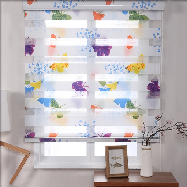 Haoyan, тканевые жалюзи для окон с рисунком зебры