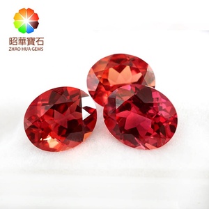 우수한 품질 타원형 컷 가닛 큐빅 지르코니아 보석 전문 생산 인공 보석 - Product Image 6