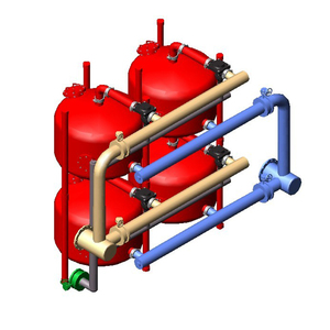 Alta eficiência de classificação A-S tipo 2.5-10 bar de pressão filtro de areia do tanque - Product Image 1