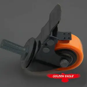 Caster Black+Orange Color BO25 Singer Sewing Machine Parts