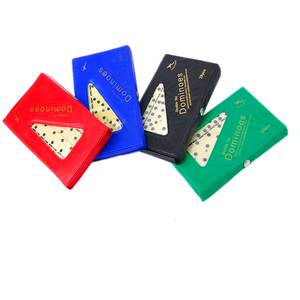 Bán buôn tùy chỉnh Jumbo màu nhựa Domino Trò chơi thiết lập cho trẻ em cho trẻ em chơi - Product Image 5