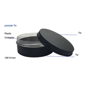 Scatola Rotonda in Alluminio Personalizzata all'Ingrosso con Rivestimento in PE e Tappo a Vite, Contenitore Sigillato per Cera per Capelli, Pomata e Crema - Product Image 3