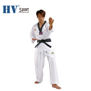 Uniforme <span class=keywords><strong>de</strong></span> Taekwondo <span class=keywords><strong>de</strong></span> algodón y poliéster Unisex, traje <span class=keywords><strong>de</strong></span> Karate para niños y adultos para entrenamiento <span class=keywords><strong>de</strong></span> <span class=keywords><strong>artes</strong></span> <span class=keywords><strong>marciales</strong></span>, ropa <span class=keywords><strong>de</strong></span> Judo GI - Product Image 4