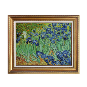 Famosa Arte Iris <span class=keywords><strong>Van</strong></span> <span class=keywords><strong>Gogh</strong></span> Dipinti Ad Olio Riproduzione su Tela di Canapa - Product Image 1