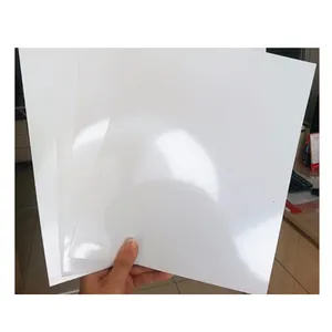 A4 크기 잉크젯 인쇄 광택 흰색 플라스틱 시트 a4 pvc 명함