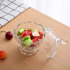 Yiwu โถแก้วใส่ขนมสำหรับงานแต่งงานทำจากแก้วใส - Product Image 5