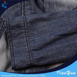 Diseño moderno al por mayor nueva transpirable camisa de mezclilla <span class=keywords><strong>para</strong></span> las mujeres - Product Image 3