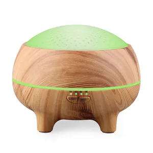 Diffuseur de pierre d'huile de parfum ultrasonique en bois de haute qualité, diffuseur de 300ml pour humidificateur d'air d'hôtel