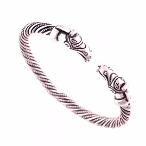 Ragnar Jelling Vichingo Del Braccialetto Del Drago Norse Gioielli Heathen Scuro <span class=keywords><strong>Pagan</strong></span> Bestia Drago Braccialetti Del Wristband - Product Image 6