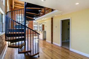 CBMMART <span class=keywords><strong>Prix</strong></span> des escaliers en colimaçon en acier et en <span class=keywords><strong>bois</strong></span> d'intérieur bon marché - Product Image 4