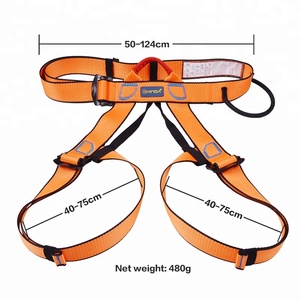 XINDA สายรัดนิรภัยแบบครึ่งตัวสําหรับการตั้งแคมป์ปีนเขาปีนต้นไม้ Rappelling ความสูงในการทํางาน