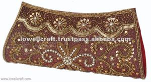 Lowellcraft L-44 Satin Embroidery Envelope Evening <b>Clutch</b> Bags Formal Party <b>Clutches</b> <b>Wedding</b> Purses Cocktail <b>Clutches</b> - Product Image 2