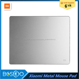 Original Xiaomi Metal MousePad pequeño tamaño Alfombrillas Ratón de <span class=keywords><strong>la</strong></span> Computadora Aluminio Lujo Simple Delgado Frosted Mate - Product Image 1