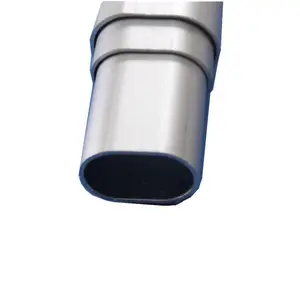 Oval telescopic aluminum tube