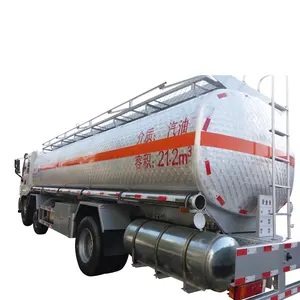 Caminhão de tanque diesel de alumínio dongfeng 6x2