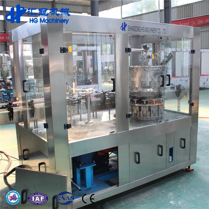 Carbonated Drinks CSD Can Filling Machine