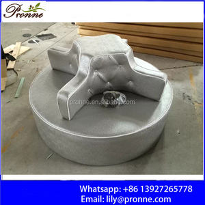 Nuovo design di lusso rotondo grigio <span class=keywords><strong>attesa</strong></span> <span class=keywords><strong>divano</strong></span>/spa <span class=keywords><strong>attesa</strong></span> sedie - Product Image 6