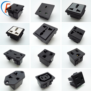 Presa Elettrica Universale Multifunzione a Muro con 3 Poli e Contatti in Argento - Product Image 6