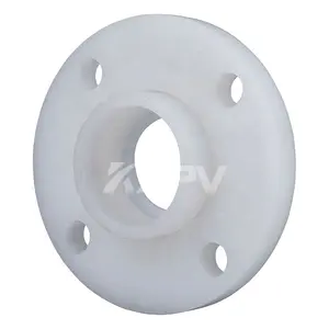 Hoge Kwaliteit Custom DN15 DN100 Plastic PVDF Losse Flens Lap Joint Stub End Flens