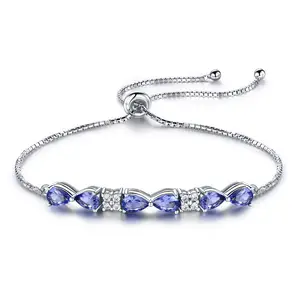 Factory Price Handmade Bulk Direct Wholesale Women's Bracelet Silver 925 Custom Crystal Bracelet fashion jewelry bracelets