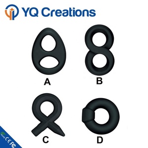 Silikon horoz halka Penis büyütme prezervatif montaj süresi gecikme uzatıcı bekaret kemeri erkek seks oyuncakları - Product Image 5