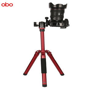 Trépied professionnel multifonction pour appareil photo, support de téléphone, mini trépied léger pour téléphone portable N2 rouge OBO - Product Image 3