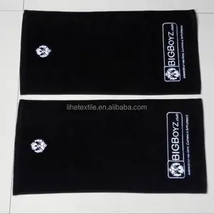 Popular vendendo puro algodão ginásio esportes toalha logotipo bordado