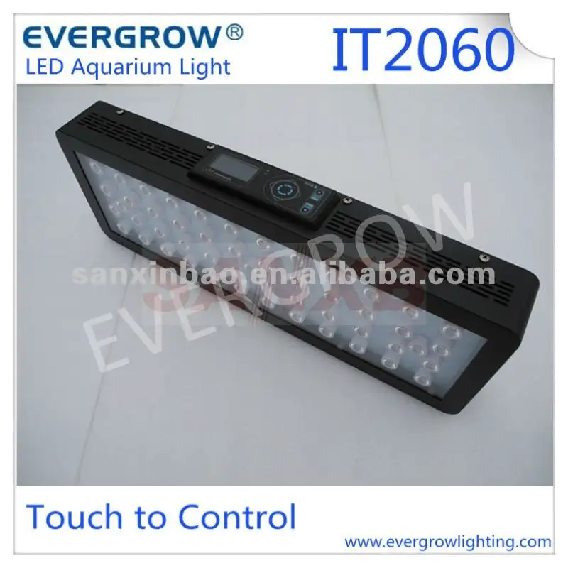 Evergrow IT2060 24 인치 120w 일출과 일몰 터치 스크린 램프 led 수족관