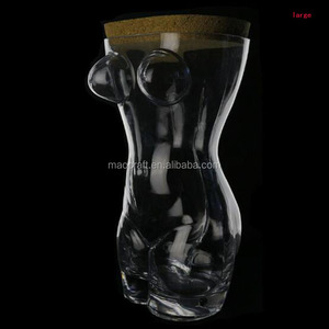 <strong>Most</strong> <strong>Popular</strong> Creative Transparent Hand Made Lead Free Crystal Body Shape Short Naked Wine <strong>Glasses</strong>