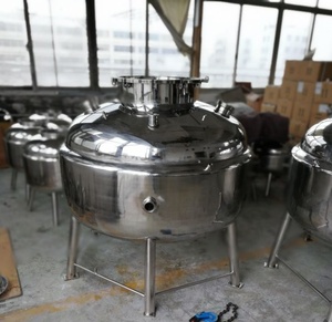Recipiente con revestimiento extractor personalizado, bobina de refrigeración y <span class=keywords><strong>tubo</strong></span> de inmersión, 100l a 600L - Product Image 3