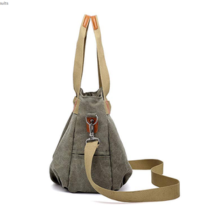Delle donne delle Signore Casuale <span class=keywords><strong>Vintage</strong></span> Hobo Tela Giornaliero Borsa Top Handle Shoulder Tote Shopper Borsa - Product Image 3