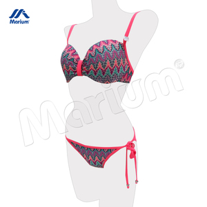 Maillot de bain femme d'été à motifs géométriques, bretelles personnalisées - Product Image 1