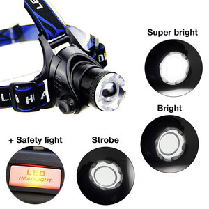 TMWT Portable Outdoor Hunting Hiking <strong>High</strong> <strong>Power</strong> Waterproof Emergency USB Rechargeable Led Head Lamp Torch Zoomable <strong>Headlamp</strong> - Product Image 3