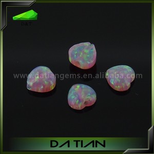 Australia ópalo laboratorio de piedras preciosas para <span class=keywords><strong>la</strong></span> joyería al por mayor en forma de corazón set - Product Image 5
