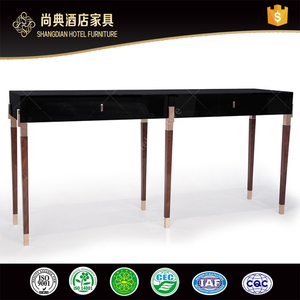 โต๊ะกาแฟไม้สไตล์โมเดิร์นพร้อมฐานโลหะ - Product Image 4