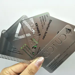 Cartão de visita do metal projeto Livre personalizado cartão de visita de metal em aço inoxidável para souvenir