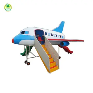 Neueste Design Flugzeug im Freien Spielplatz Schule Spielplatz/Flugzeug Modell Spielplatz mit Rutsche QX-124D